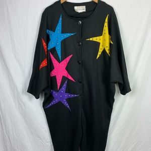 Vintage Fettuccine Star Onesie Jumpsuit